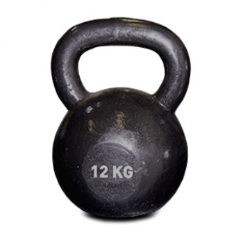 Bodyworx 726612 Solid Cast Iron Kettlebells (12KG)